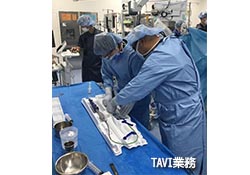 TAVI(経カテーテル的大動脈弁留置術)業務